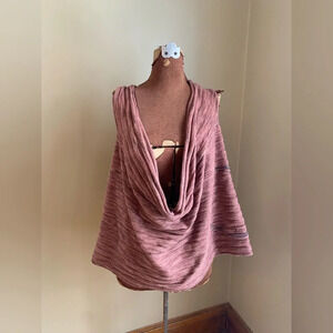 Luukaa blouse, knit wrap shaw, luukaa shrug Lagenlook fall wrap